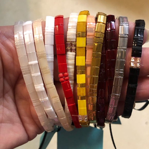 Handbeaded “Northern Lights” Bracelets - Picture 3 of 4